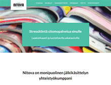 Tablet Screenshot of nitova.fi